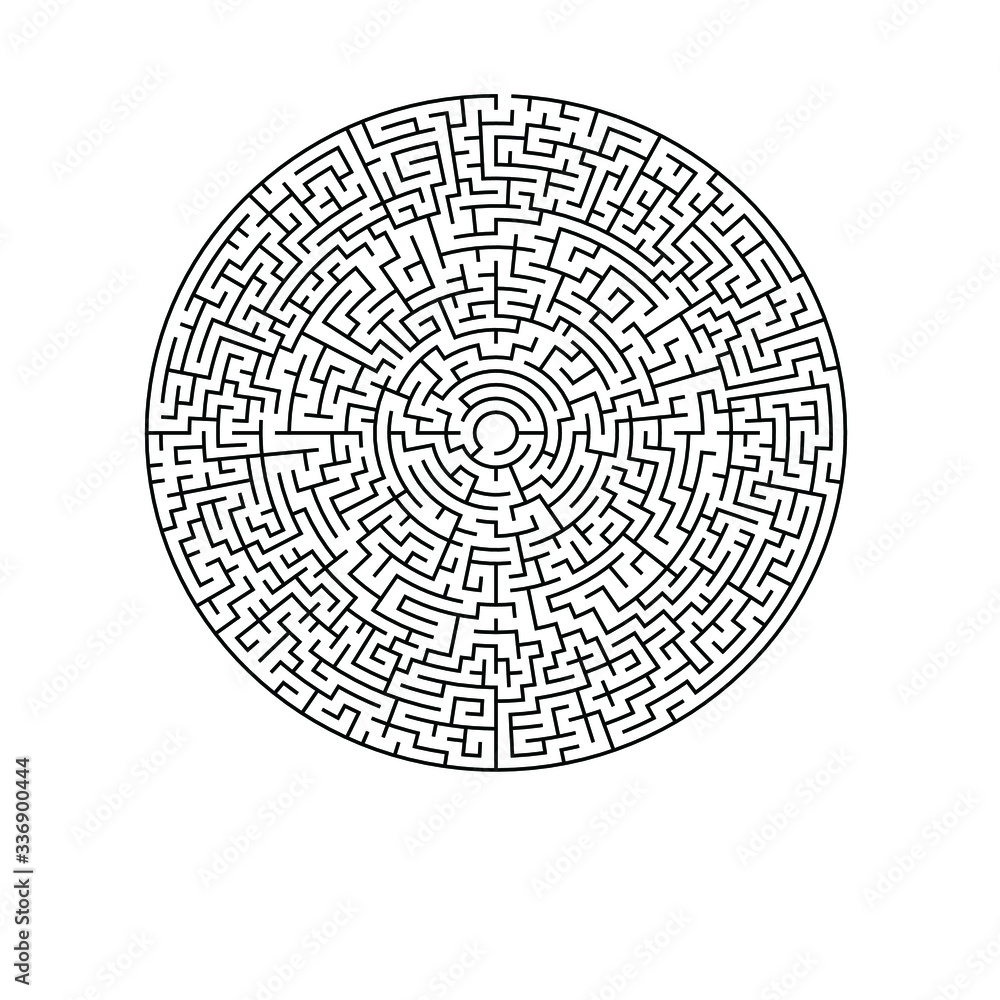 23 cells wide circular maze with no solution 23 cells wide circular maze with no solution