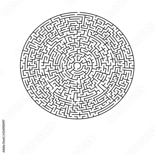 23 cells wide circular maze with no solution