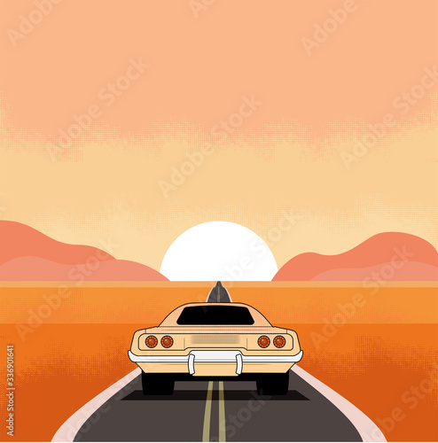 Baggage, luggage, suitcases on background. Flat style vector illustration.