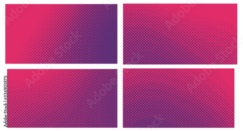 Red pop art background. Abstract creative vector comics style blank layout template with clouds beams and isolated dots pattern. For sale banner, empty polka dots bubble