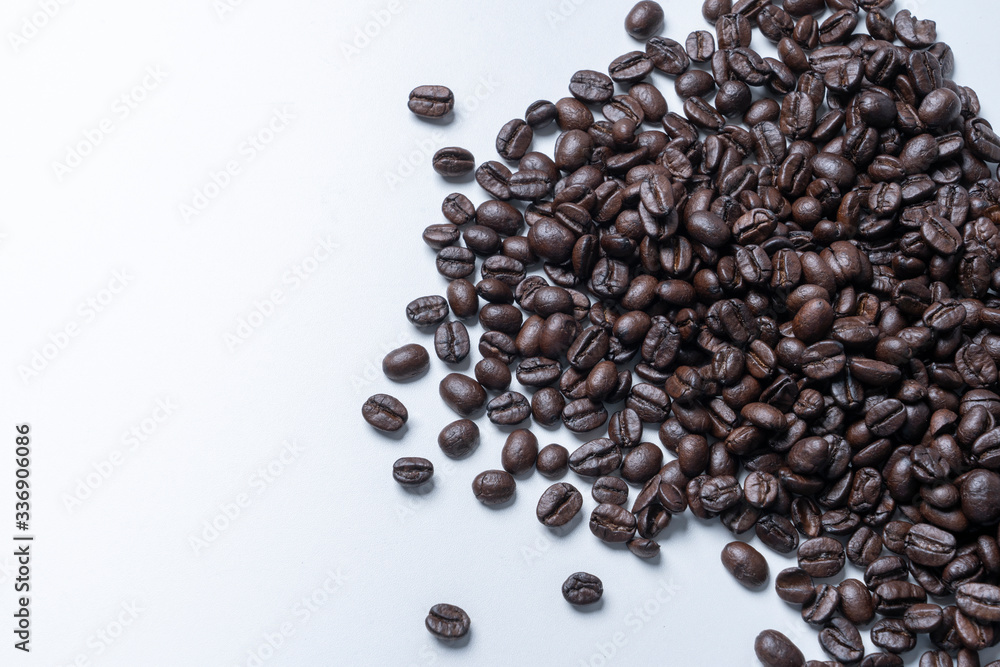 Coffee beans. Isolated on white background Coffee beans. Isolated on white background