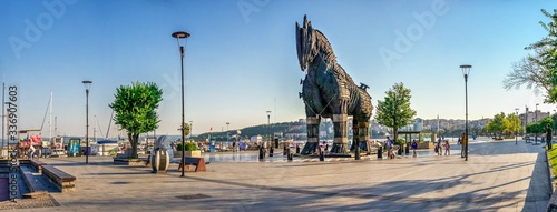 Trojan horse in Canakkale, Turkey photo