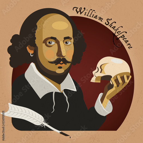 Great british poet William Shakespeare