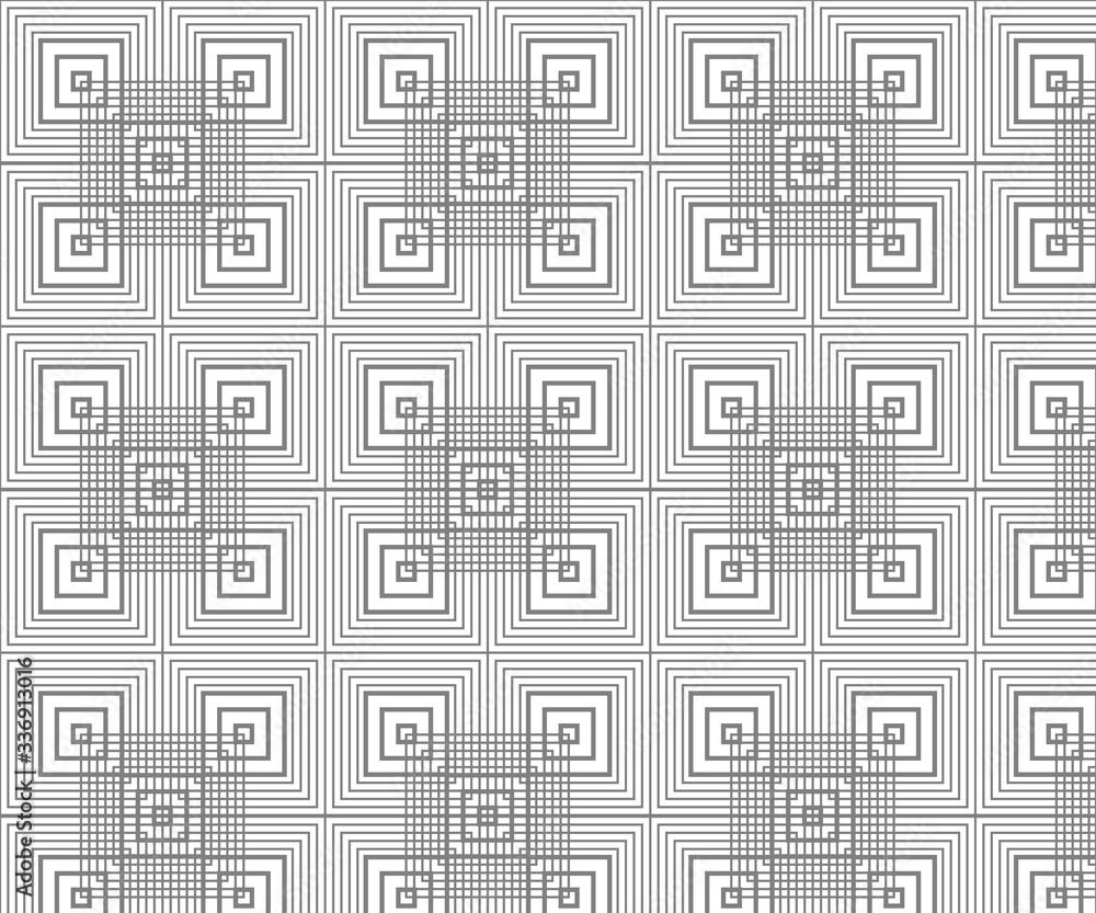 Repeating square shape vector pattern