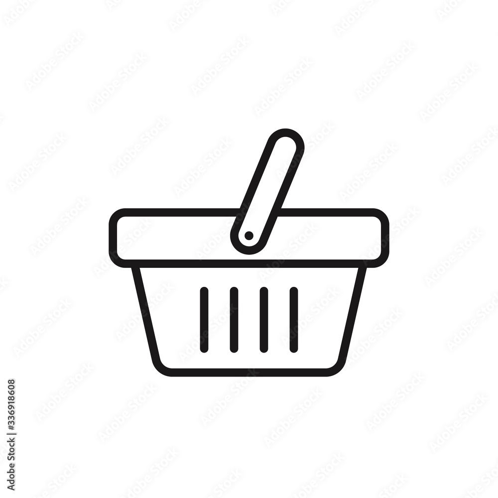 Basket Line Icon. Vector Basket Line Icon. Vector