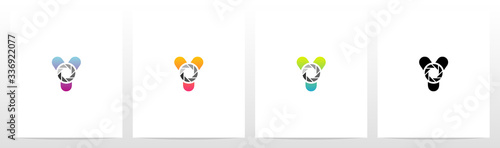 Shutter On Letter Logo Design Y