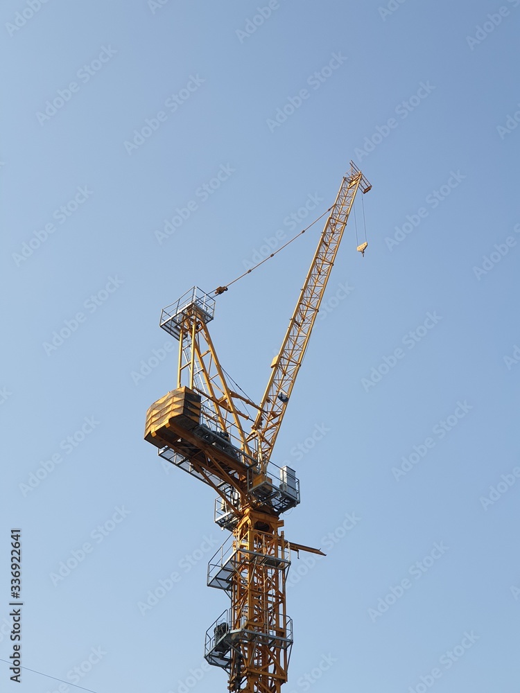 crane on the construction site
