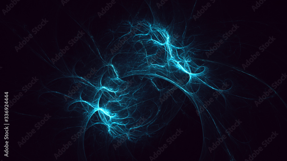 3D rendering abstract fractal light background 3D rendering abstract fractal light background