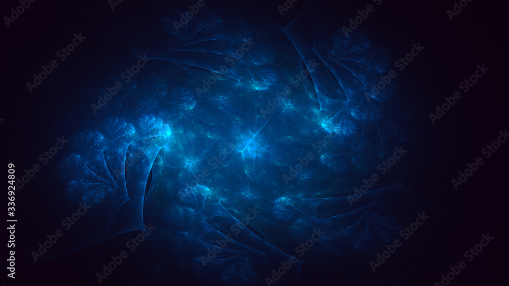 3D rendering abstract fractal light background 3D rendering abstract fractal light background