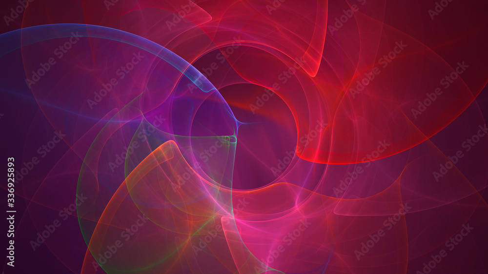 3D rendering abstract fractal light background 3D rendering abstract fractal light background