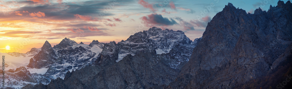 Obraz premium mountains of the Caucasus.