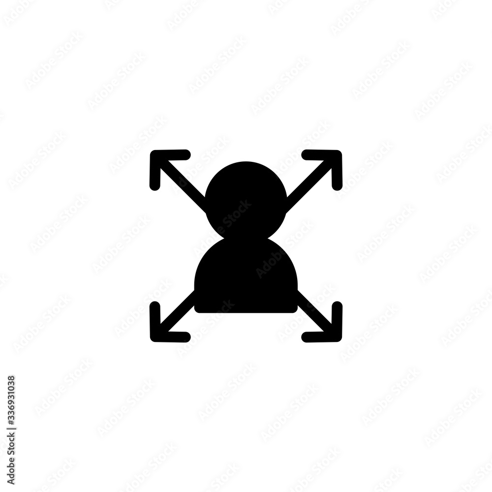 Career icon. Career symbol. Vector illustration can be used for topics person, ambition, development, progress, job. Career icon. Career symbol. Vector illustration can be used for topics person, ambition, development, progress, job.