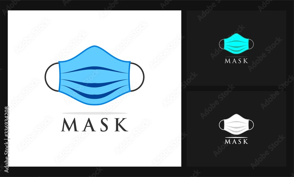 mask icon vector concept design logo