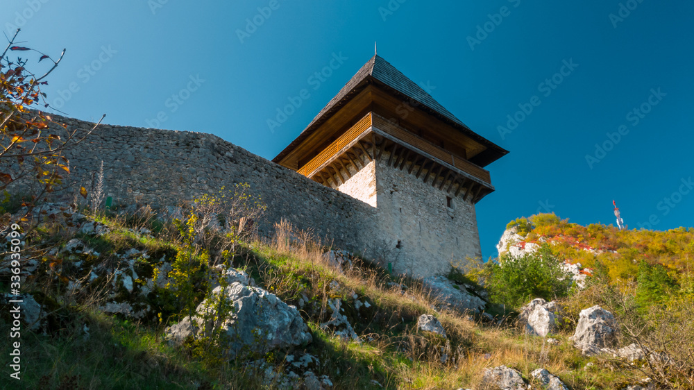 The Old Town of Ključ is located above the left bank of the Sana River, above the modern settlement of Ključ, on Rudo Hill on the far southwestern slope of Baba Mountain. The Old Town of Ključ is located above the left bank of the Sana River, above the modern settlement of Ključ, on Rudo Hill on the far southwestern slope of Baba Mountain.
