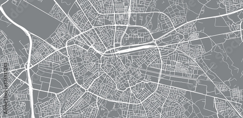 Urban vector city map of Eindhoven, The Netherlands © ink drop