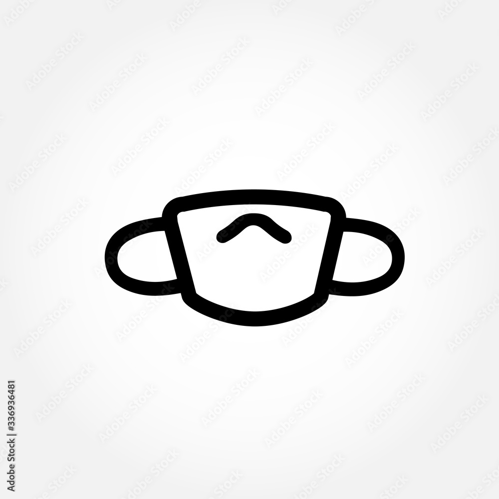Safety sign, Wear dust mask.Medical mask icon isolated.Safety breathing masks.
Safety sign, Wear dust mask.Medical mask icon isolated.Safety breathing masks.