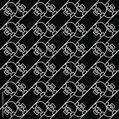 Hand drawn skateboarding seamless pattern. skateboard background. Skateboarding doodle illustration. Vector illustration.