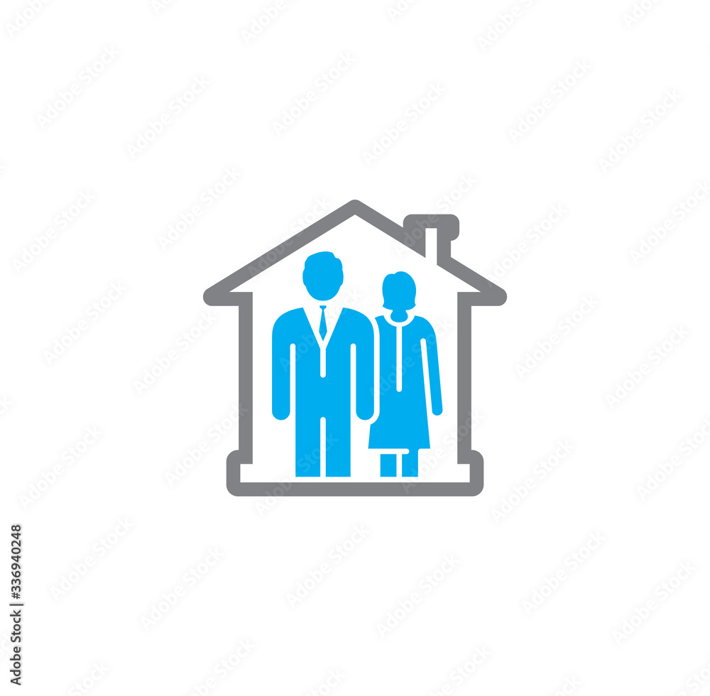 Self isolation related icon on background for graphic and web design. Creative illustration concept symbol for web or mobile app Self isolation related icon on background for graphic and web design. Creative illustration concept symbol for web or mobile app