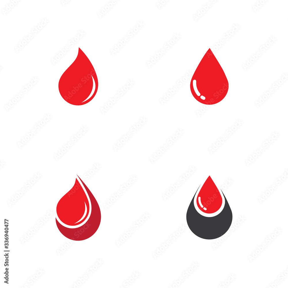 Human Blood logo template vector icon illustration design Human Blood logo template vector icon illustration design