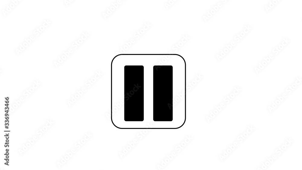 Video player icon set. Media player collection Video player icon set. Media player collection