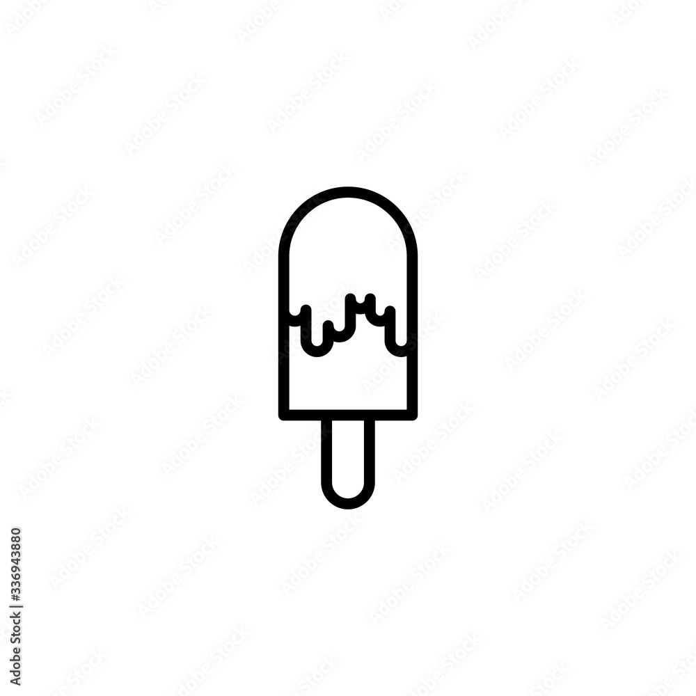 Ice cream cup icon isolated. Modern sweet vanilla desert sign. Trendy vector chocolate cram symbol for web site design, button to mobile app. Vector illustration. Ice cream cup icon isolated. Modern sweet vanilla desert sign. Trendy vector chocolate cram symbol for web site design, button to mobile app. Vector illustration.