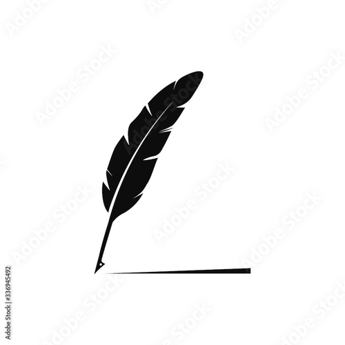 feather pen logo