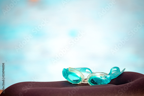 Waterproof children's swimming goggles