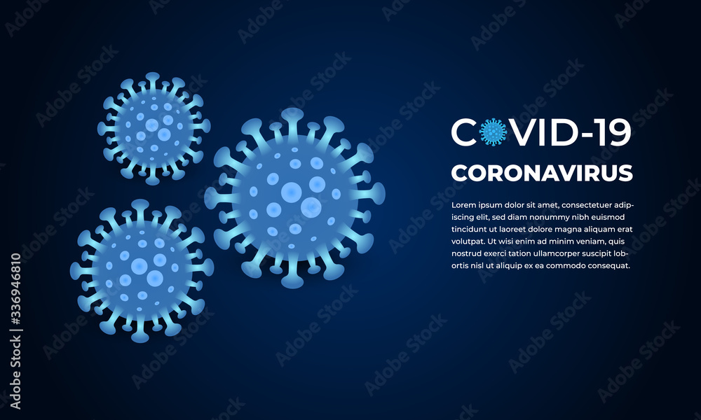 Virus corona on a navy blue background. Corona virus infection covid-19. Coronavirus 2019-ncov dark vector background. Virus corona cells. Vector Illustration. Virus corona on a navy blue background. Corona virus infection covid-19. Coronavirus 2019-ncov dark vector background. Virus corona cells. Vector Illustration.