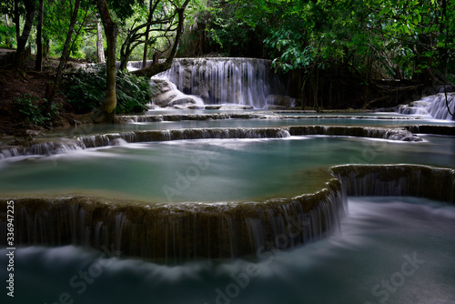 waterfall at luang prabang