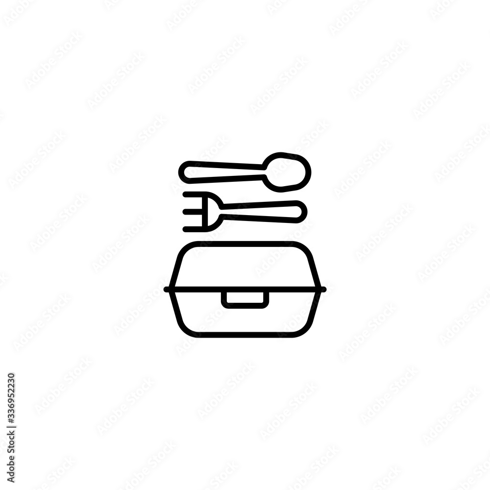 Spoon and fork Icon. CUTLERY ICON. Vector illustration Spoon and fork Icon. CUTLERY ICON. Vector illustration