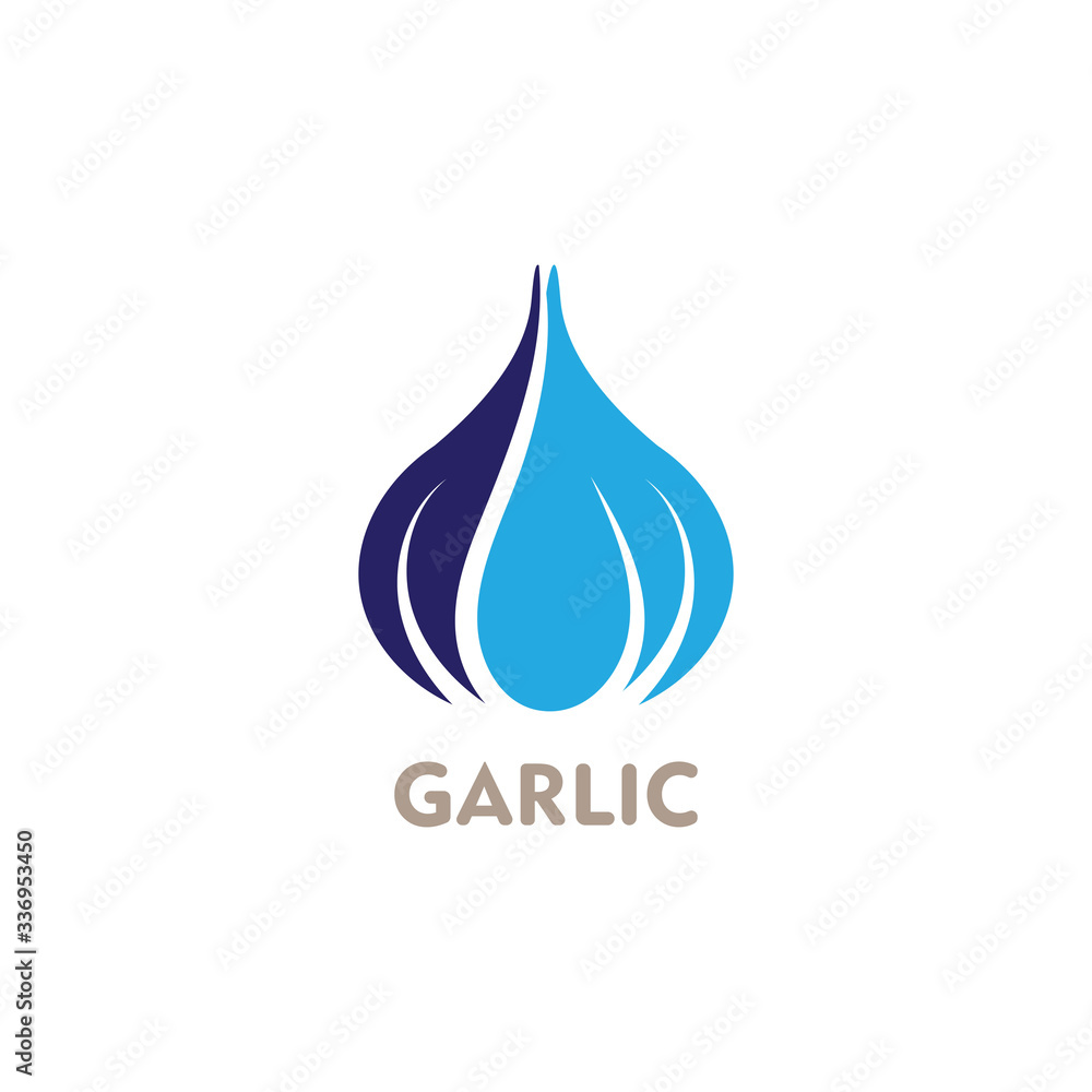 Garlic vector icon illustration design template Garlic vector icon illustration design template