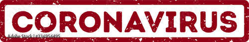 Stempel rot Coronavirus Covid-19