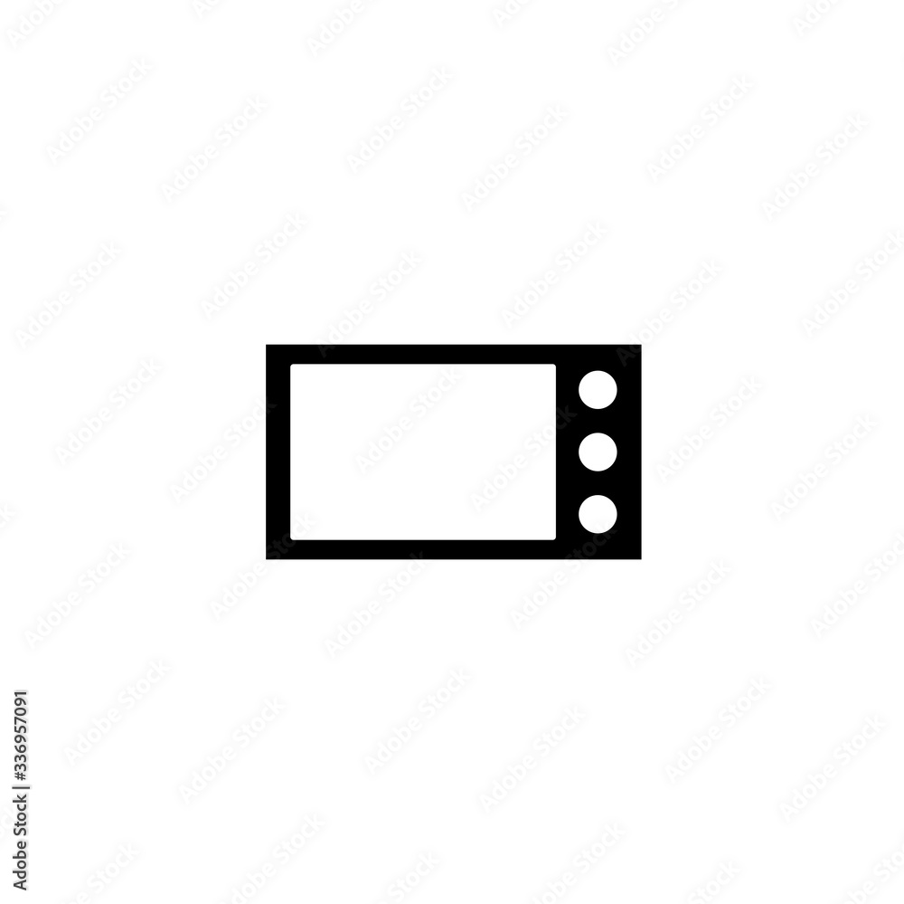 microwave icon vector