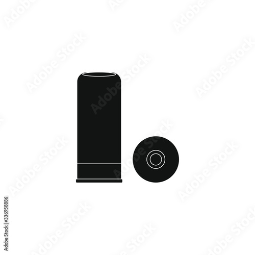 shotgun shells, vector on white background
