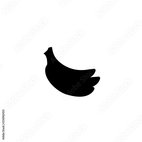 banana icon vector