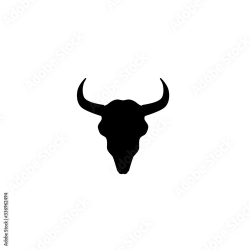 bull icon vector