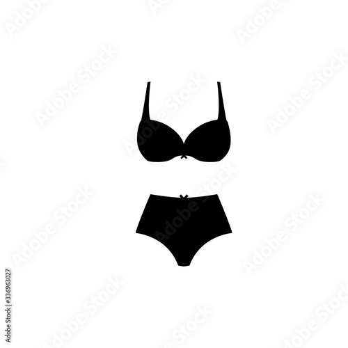 swimsuit icon vector