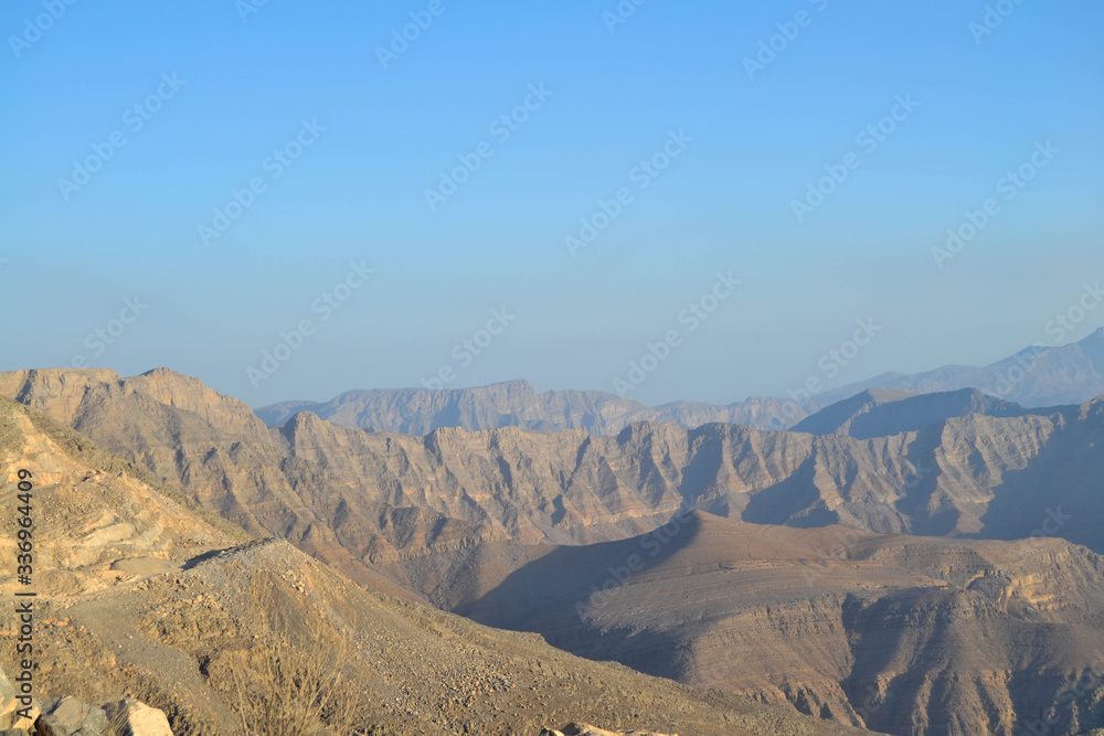 mountains in the mountains from Jaba Jais, Was Al Khaima, UAE