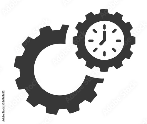 efficiency and productivity icon vector concept