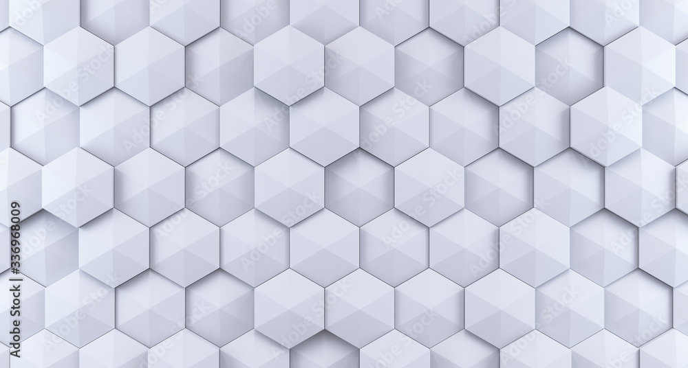 Abstract wall made of hexagon. 3d render illustration for advertising. Abstract wall made of hexagon. 3d render illustration for advertising.