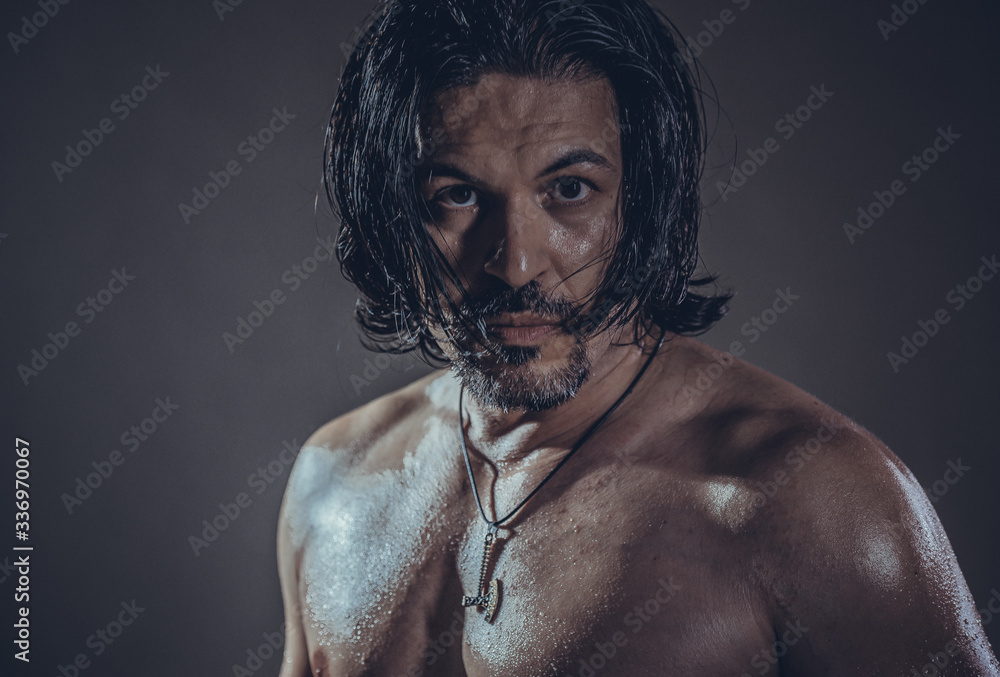sexy muscular body model portrait of a young man sexy muscular body model portrait of a young man