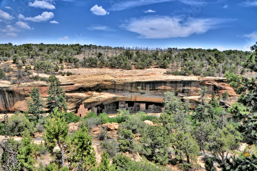 Mesa Verde National Park - UNESCO World Heritage Site located in Montezuma County, Colorado.