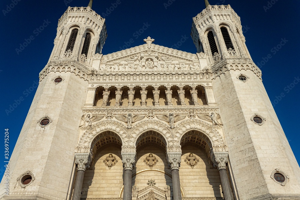 Lyon in central France, sunny day in spring Lyon in central France, sunny day in spring