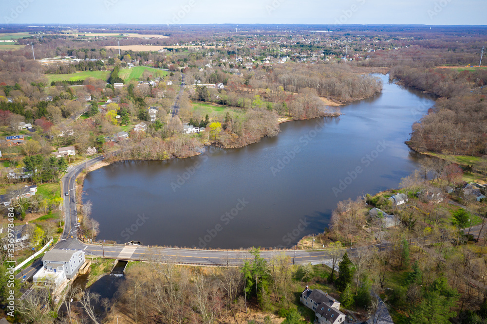 Aerial Landscape of West Windsor New Jersey