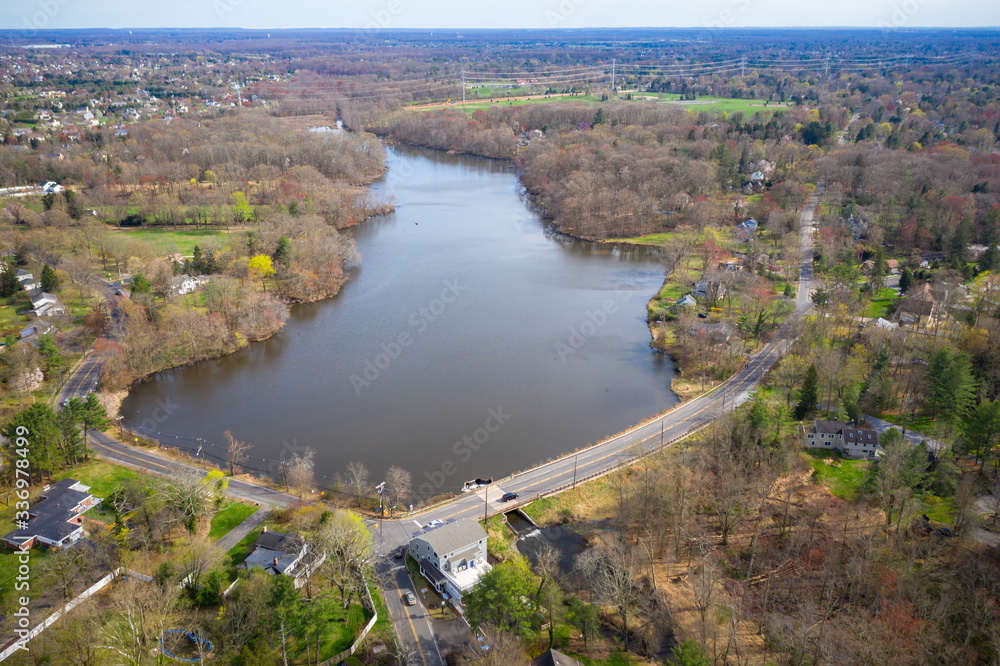 Aerial Landscape of West Windsor New Jersey Aerial Landscape of West Windsor New Jersey