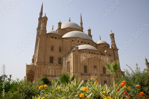 Muhammad Ali Mosque, also known as Alabaster Mosque, located in the highest part of the Cairo Citadel, in the capital of Egypt, Africa. photo