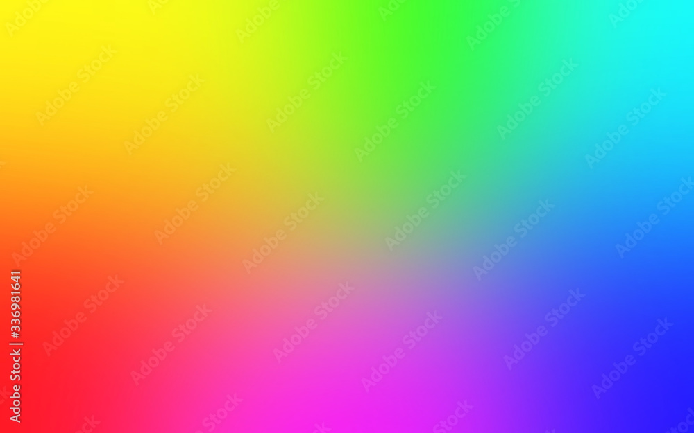 Multicolor rainbow blurred gradient background. Abstract bright colorful background