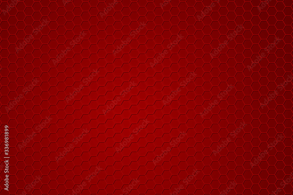 Red hex textured background Red hex textured background