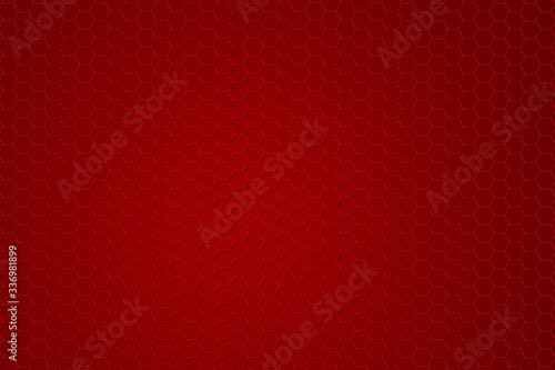 Red hex textured background