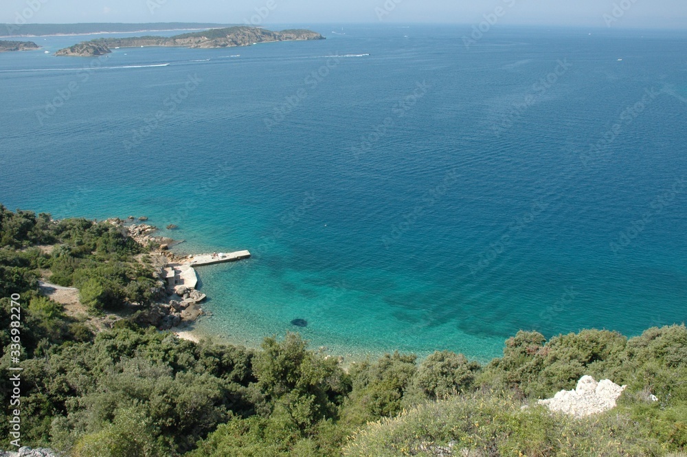 krajobraz morski, Rab Chorwacja